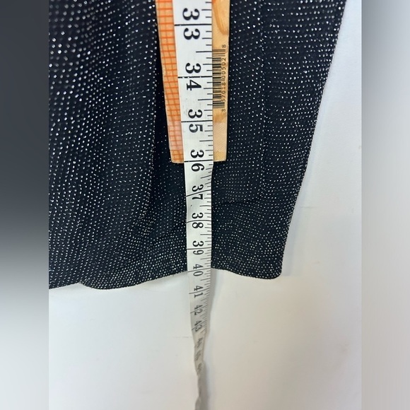 MICHAEL KORS SPARKLE LONG SLEEVE KNEE LENGTH BLACK DRESS SIZE S - Picture 8 of 10